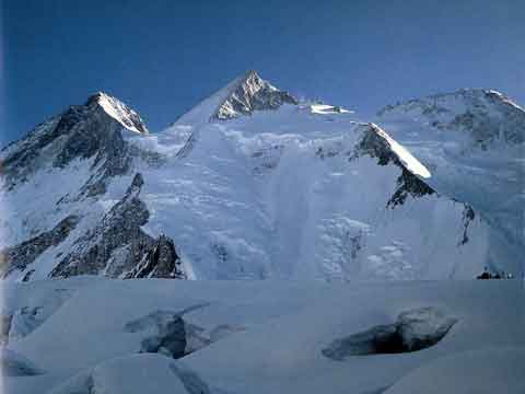 
Gasherbrum III and Gasherbrum II From Southwest - All Fourteen 8000ers (Reinhold Messner) book
